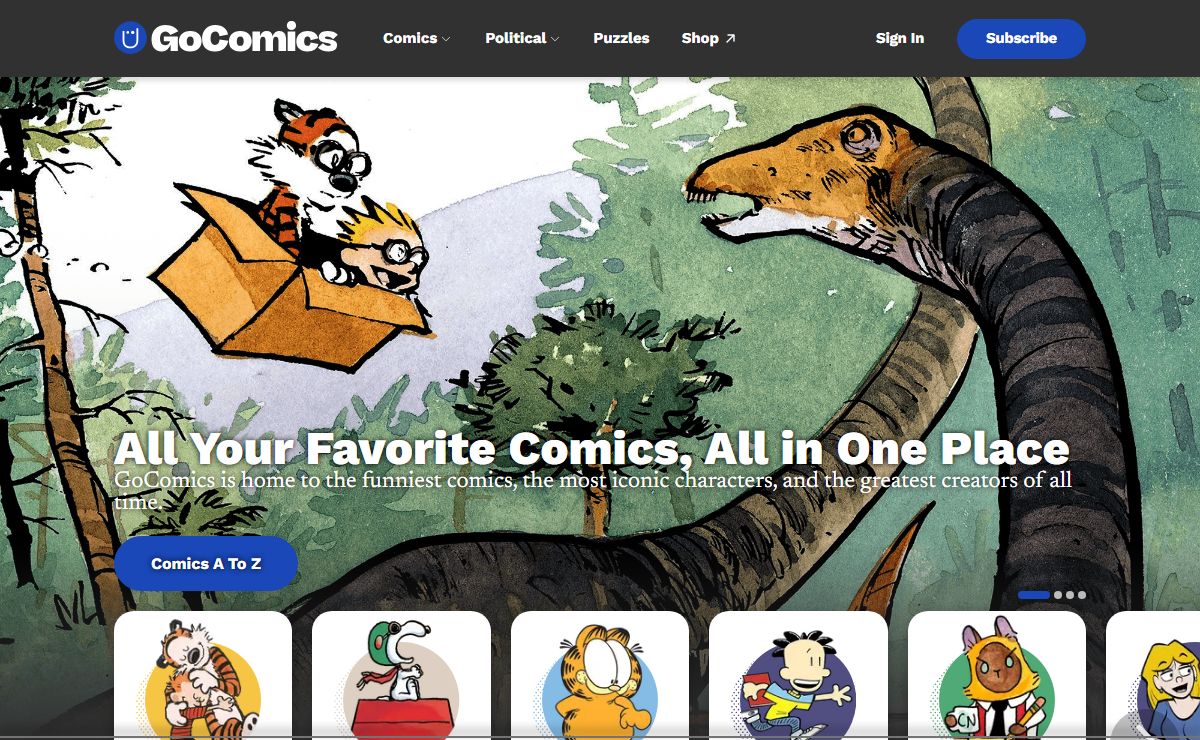 GoComics: Home to the best comics and most iconic characters. Updated daily!