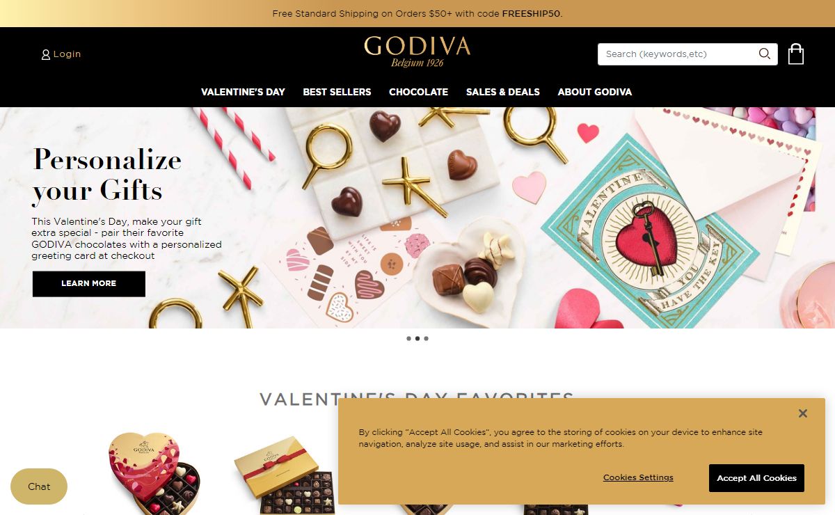 GODIVA Chocolates | Gourmet Chocolate Gifts and Truffles