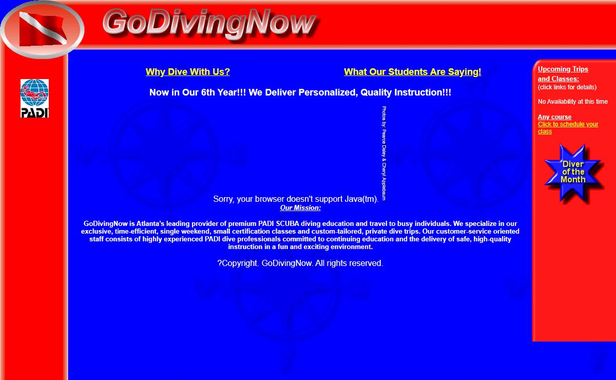 Premier Atlanta SCUBA Diving Instruction