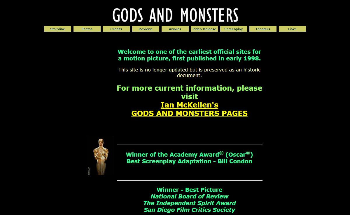 GODS AND MONSTERS
