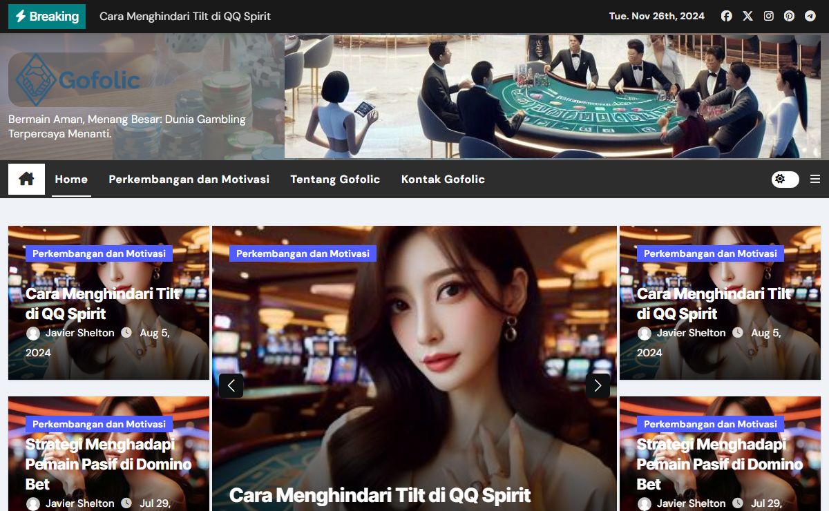 Gofolic - Bermain Aman, Menang Besar: Dunia Gambling Terpercaya Menanti.