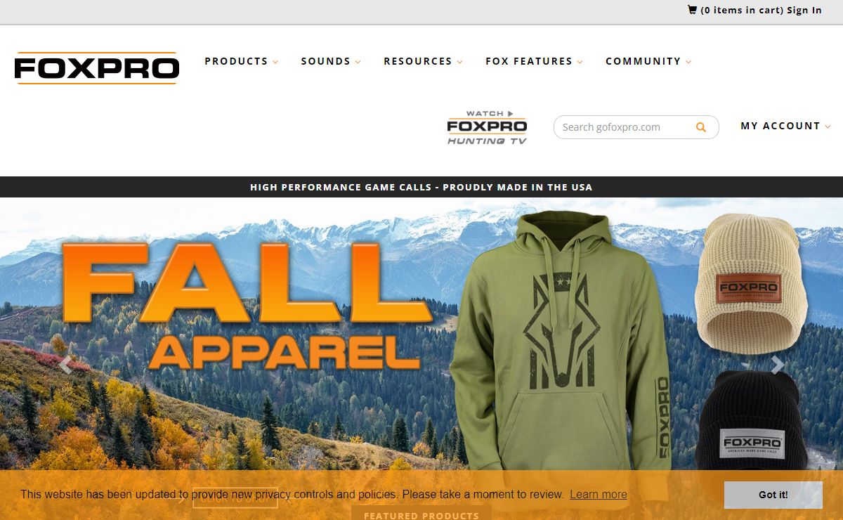 FOXPRO Inc. High Performance Game Calls - Lewistown, PA