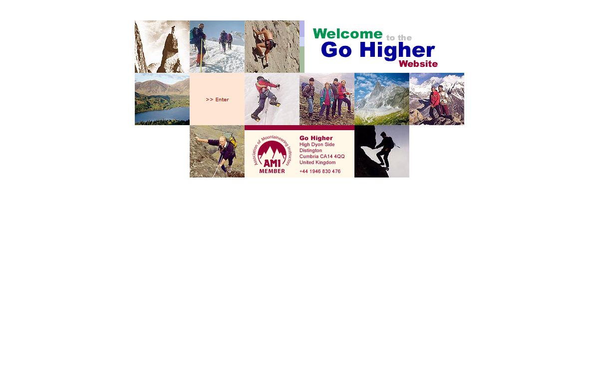 Welcome to the Go Higher Website
