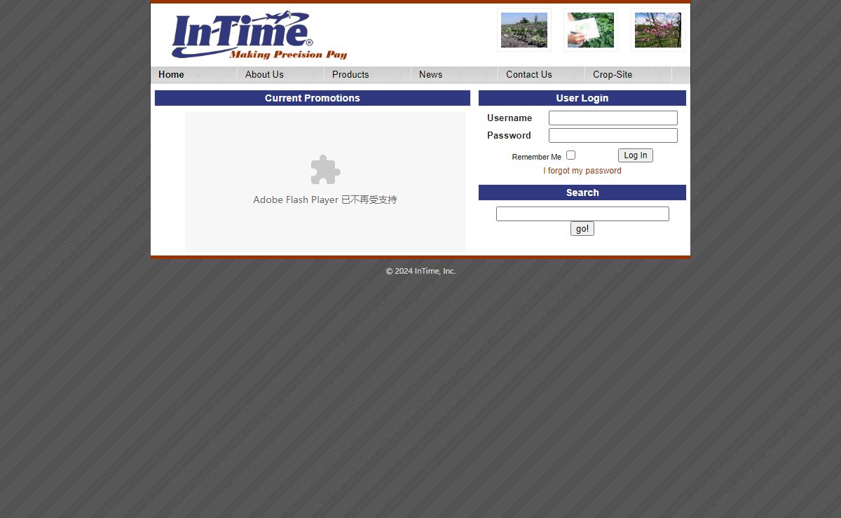 Home of InTime, Inc. Industry Leader in Precision Agriculture and Variable Rate Technology