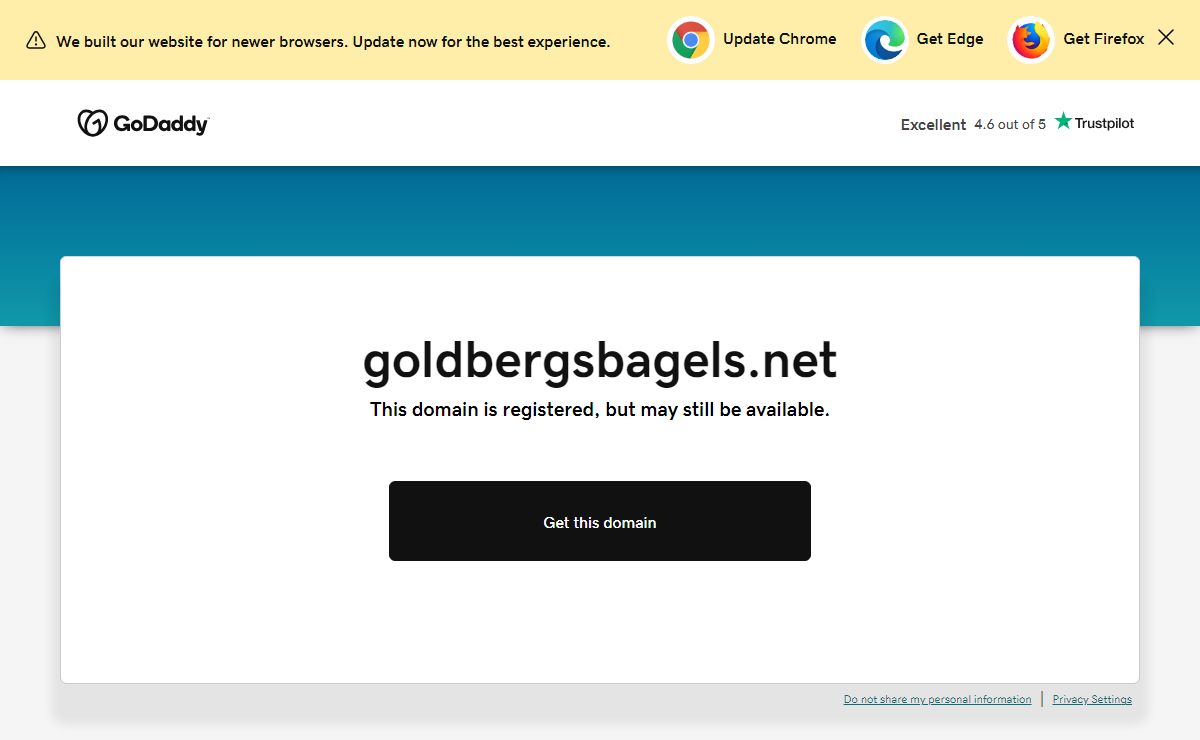 goldbergsbagels.net