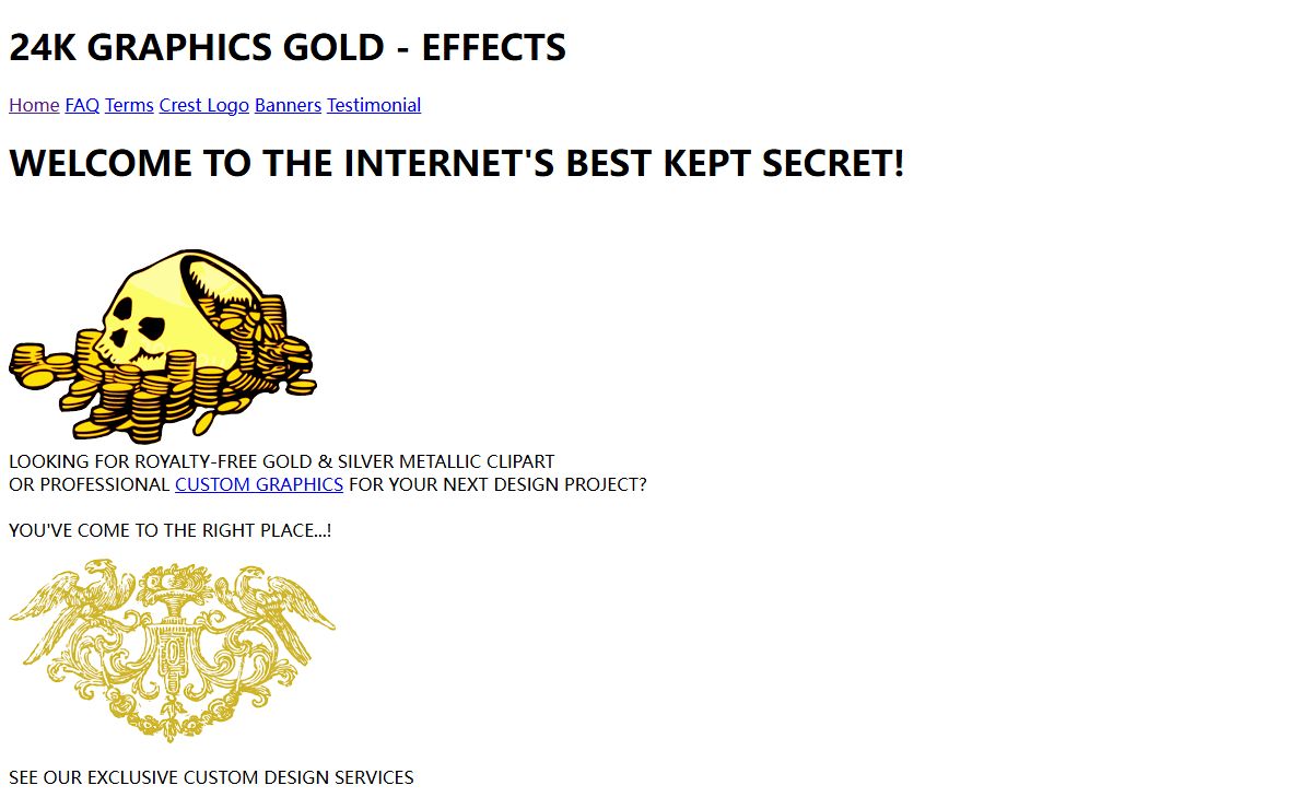 24K Gold Clipart, Simulated Metallics, Family Crests, Coat of Arms, Logo Design