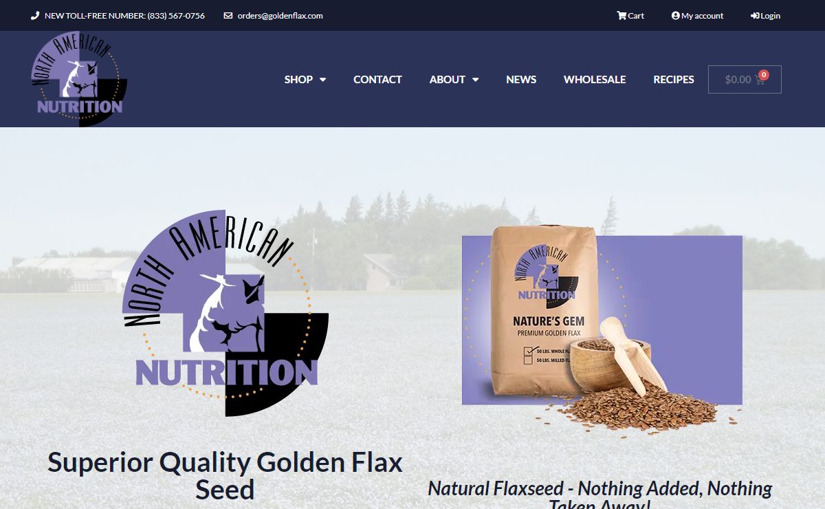 The #1 Source for Farm Fresh Flaxseed | North American Nutrition