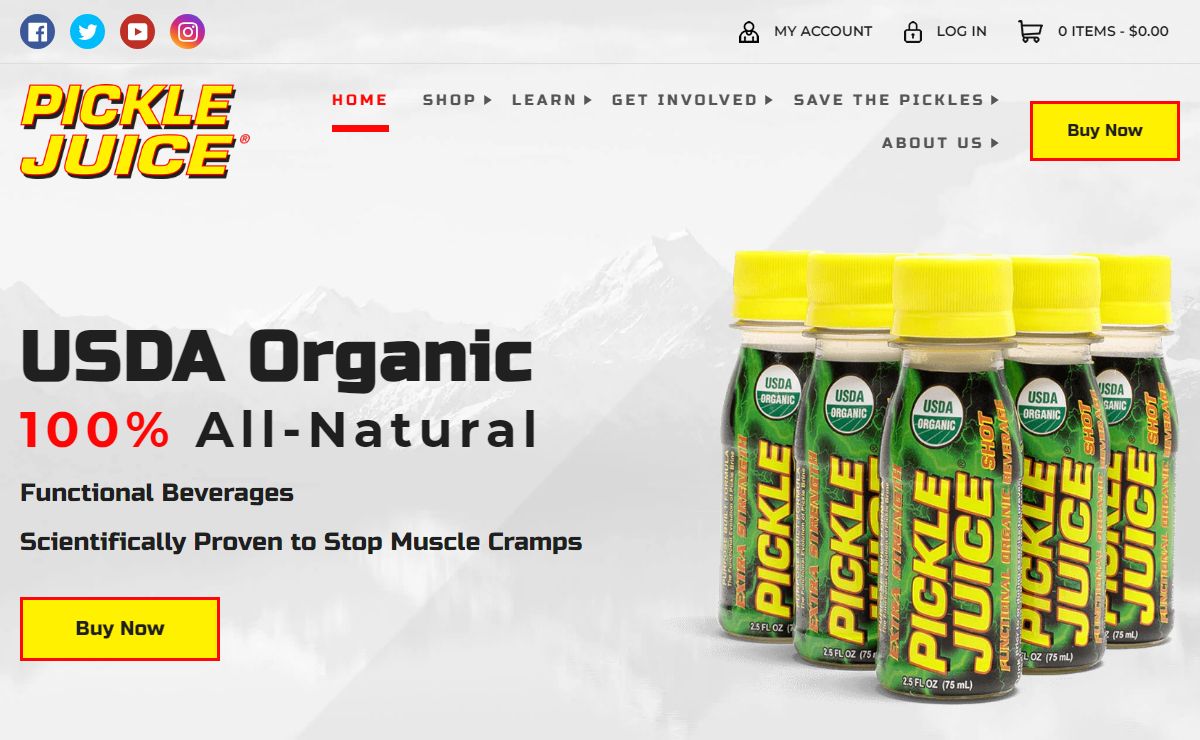 Pickle Juice® Stop Muscle Cramps – Pickle Juice Company