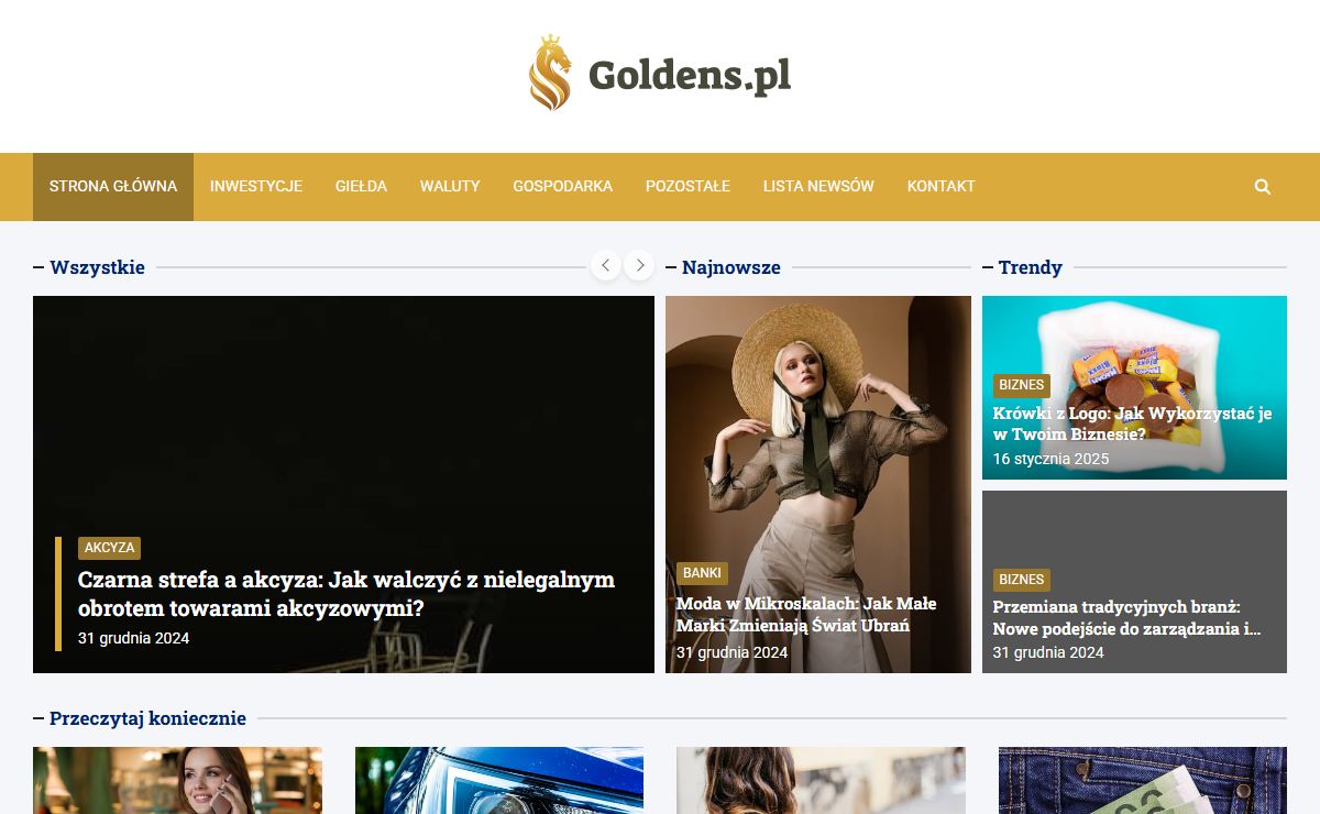 Goldens. pl - Twój poradnik inwestora | inwestowanie