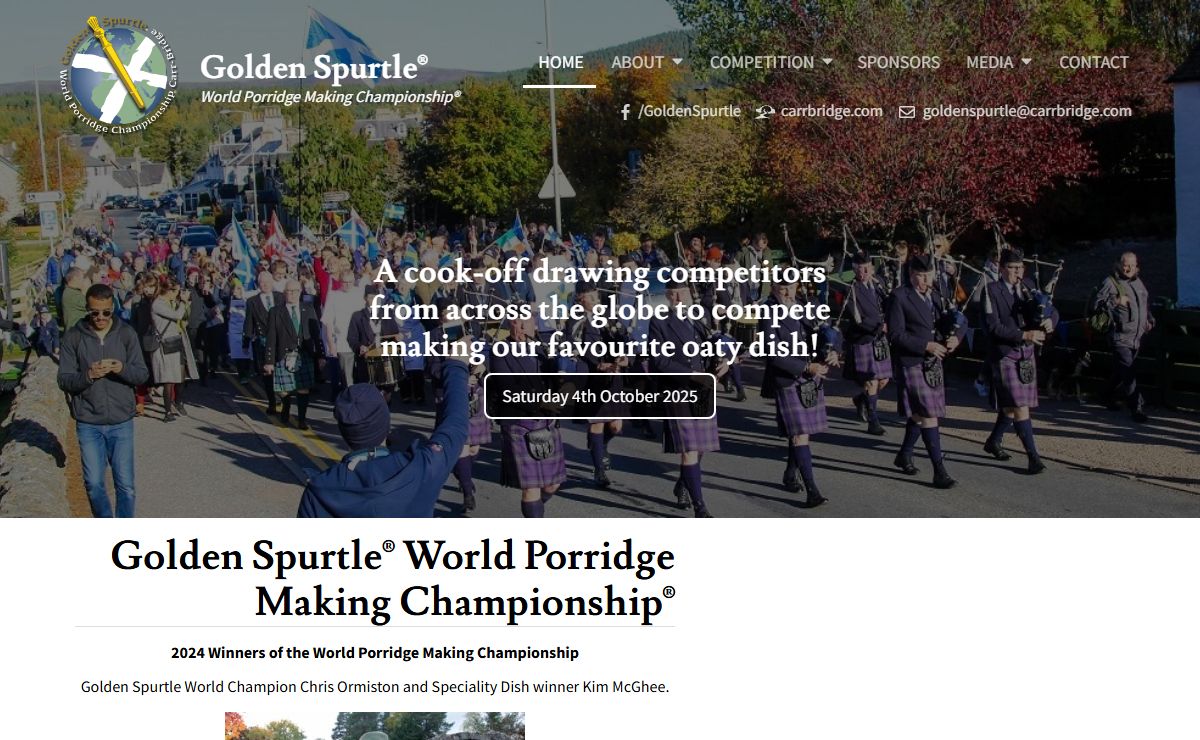 Home Page - Golden Spurtle®