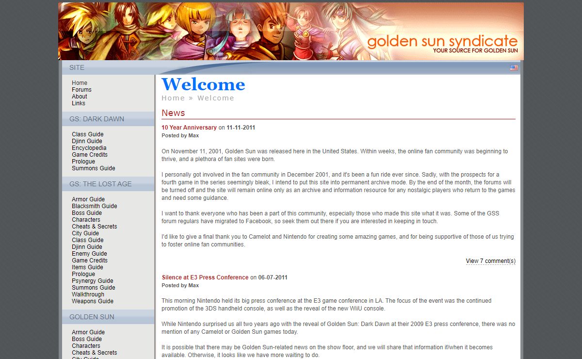 Golden Sun Syndicate - Your Source for Golden Sun