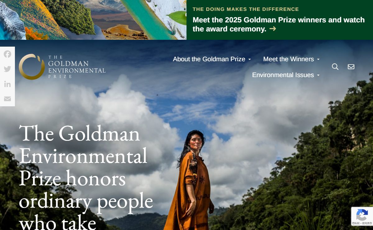 The Goldman Environmental Prize