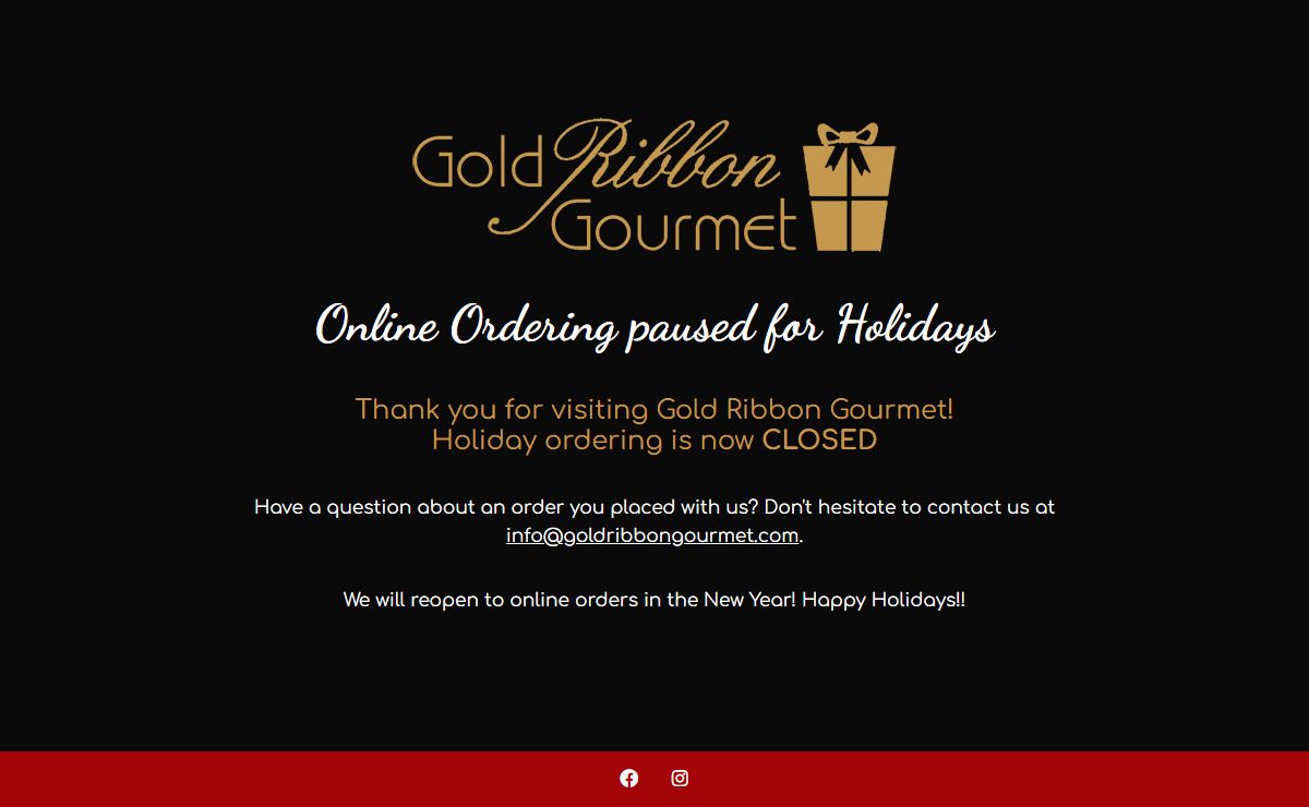 Gold Ribbon Gourmet