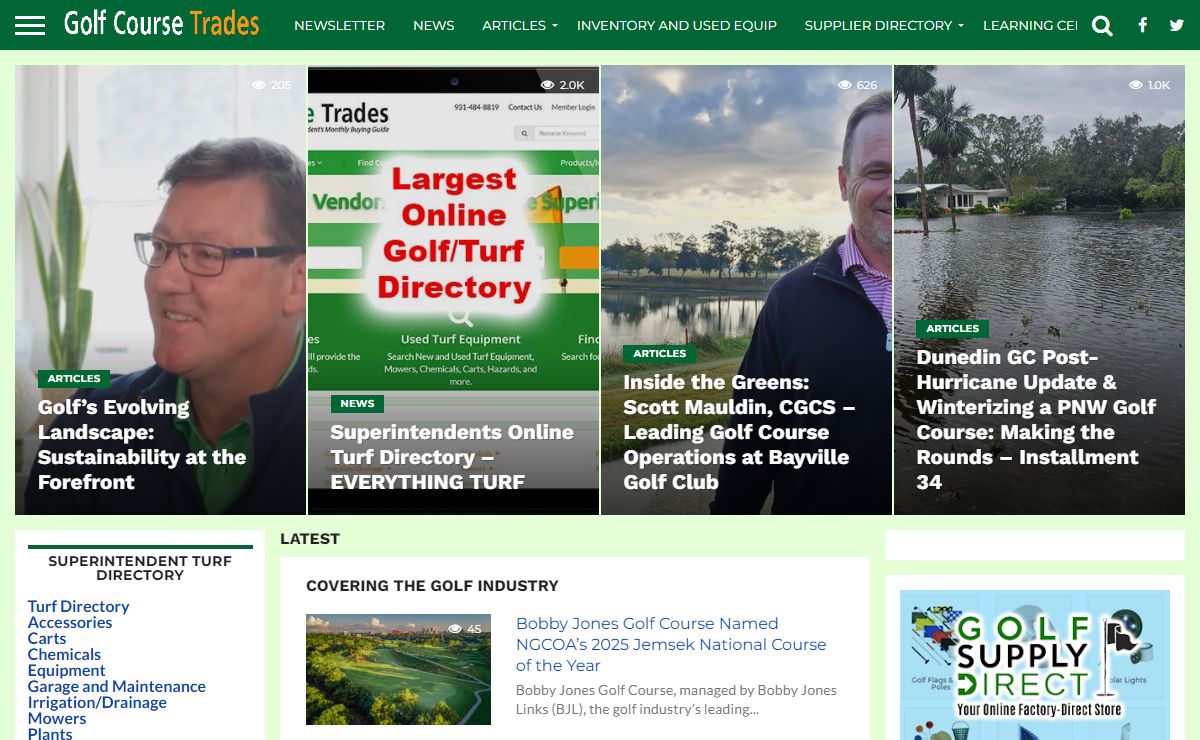 Golf Course Trades Superintendent Magazine