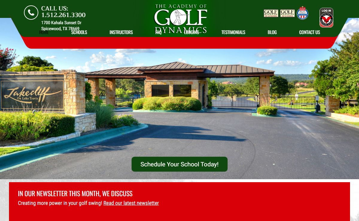 The Academy of Golf Dynamics - Learn to Play Better Golf