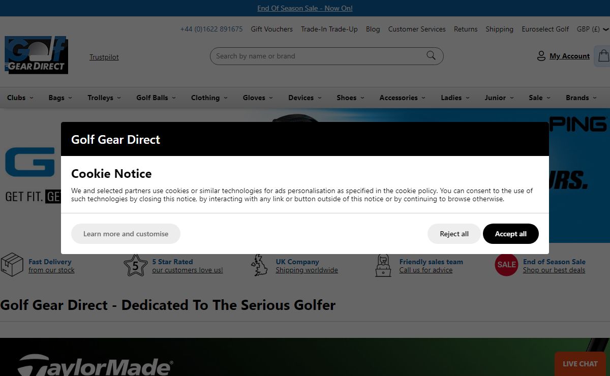 Golf Gear Direct | Dedicated To The Serious Golfer