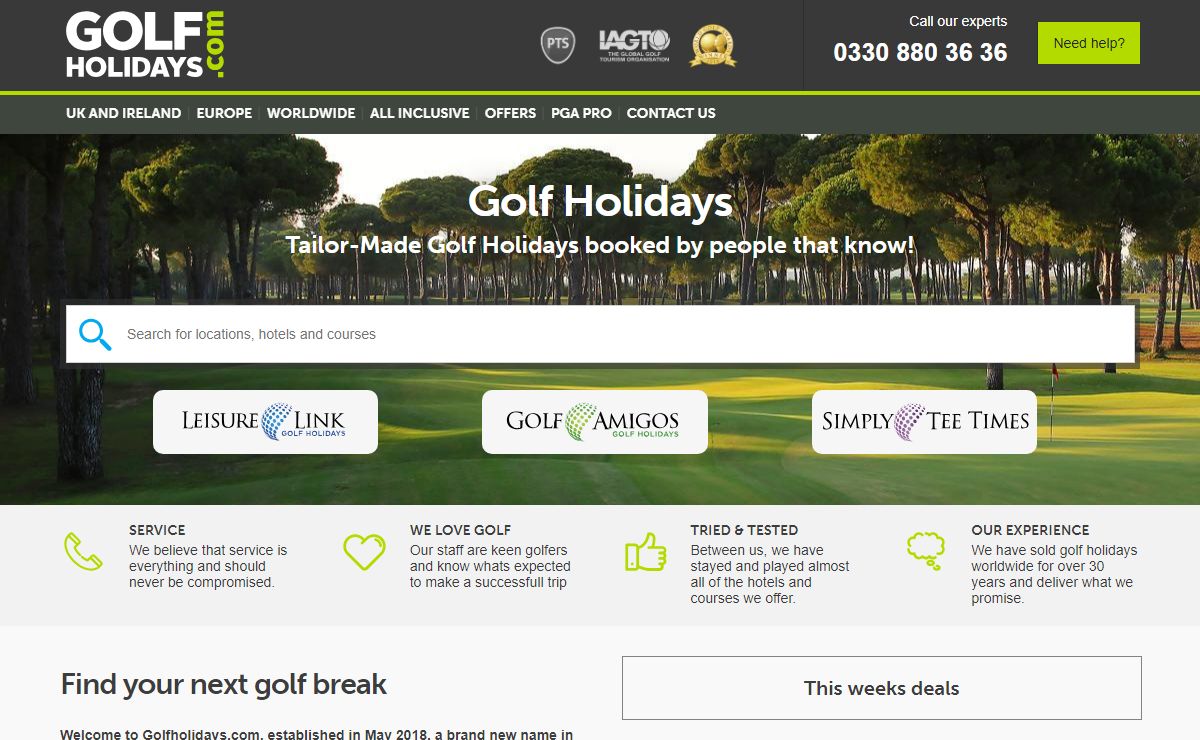 Golf Holidays & Golfing Breaks | Golfholidays.com