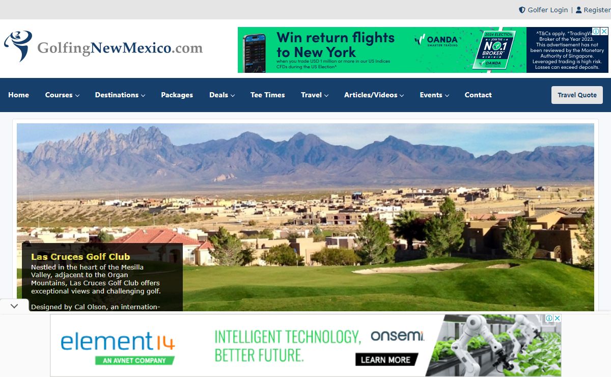 New Mexico Golf - New Mexico Golf Courses Directory