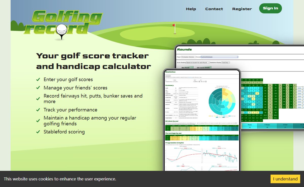 Golf Score Tracker and Handicap Calculator