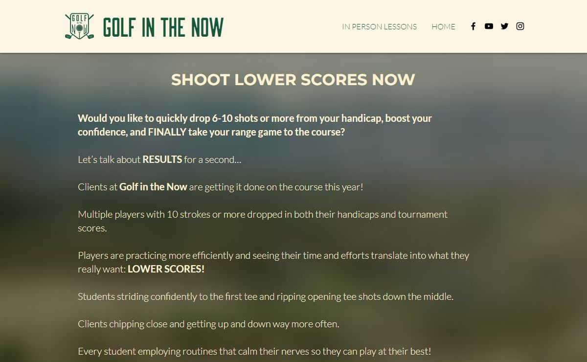 HOME | Golf in the Now