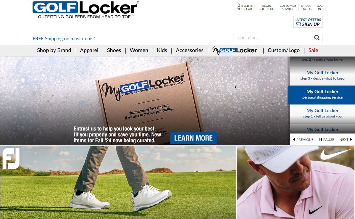 Golf Locker - apparel, shoes, accessories and more