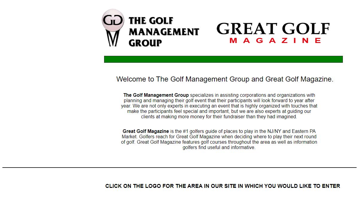 Welcome to The Golf Management Group