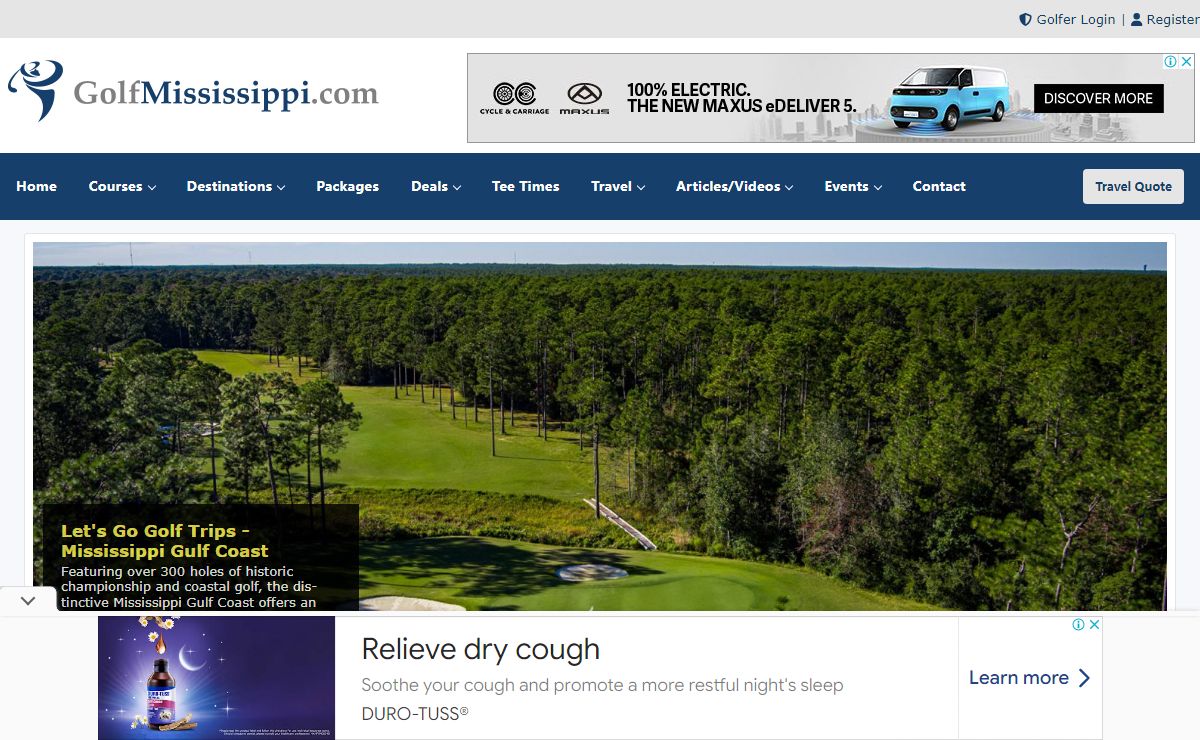 Mississippi Golf - Mississippi Golf Courses Directory