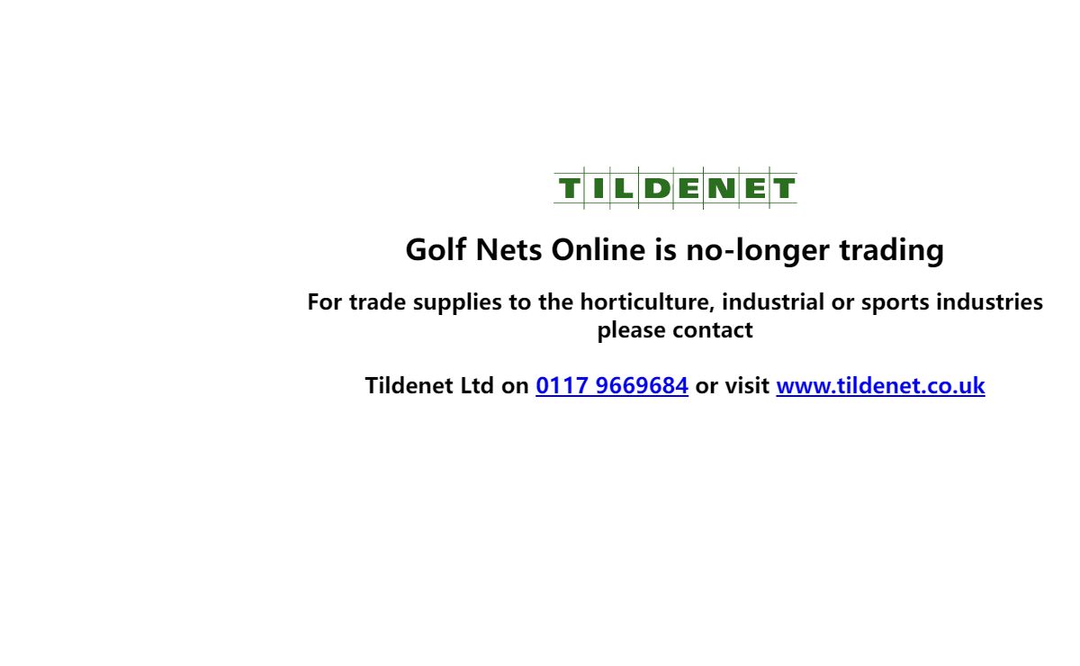GolfNetsOnline.co.uk Has Closed