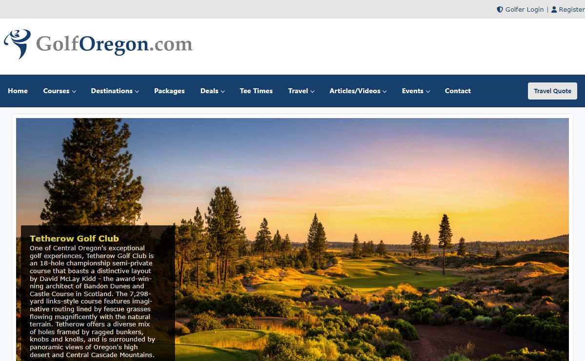 Oregon Golf - Oregon Golf Courses Directory