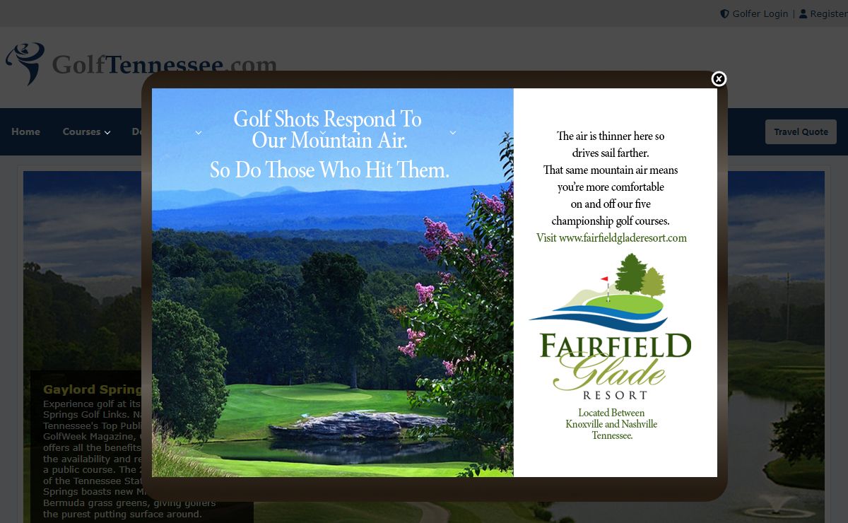 Tennessee Golf - Tennessee Golf Courses Directory