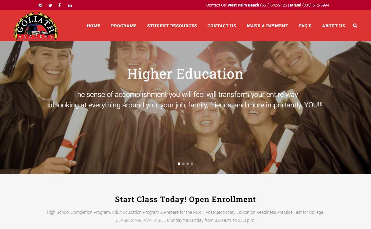 Goliath Academy - Earn your Accredited High School Diploma Now!