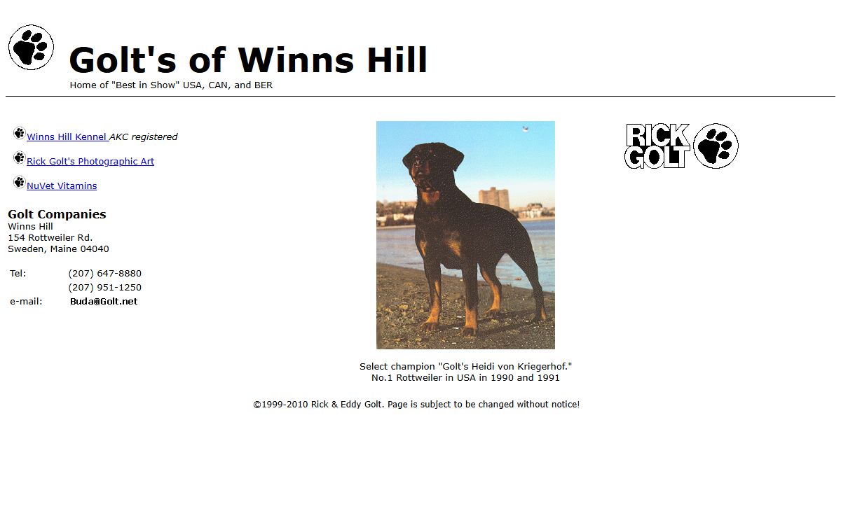 Dogs, Rottweiler, Breeding, AKC, US, Canadian and Bamudian Rottweiler Champions, Puppies, Golt's Winshill Kennel