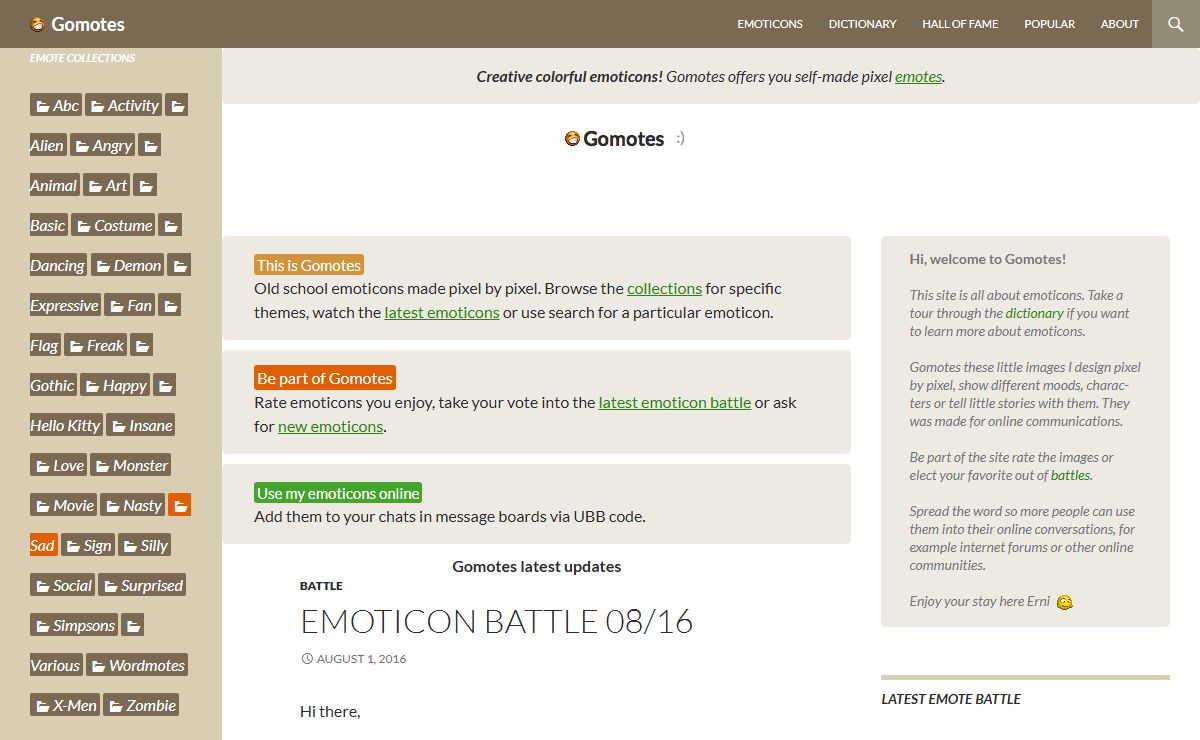 Gomotes - creative colorful emoticons