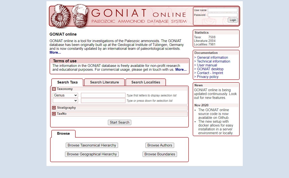 GONIAT-Online