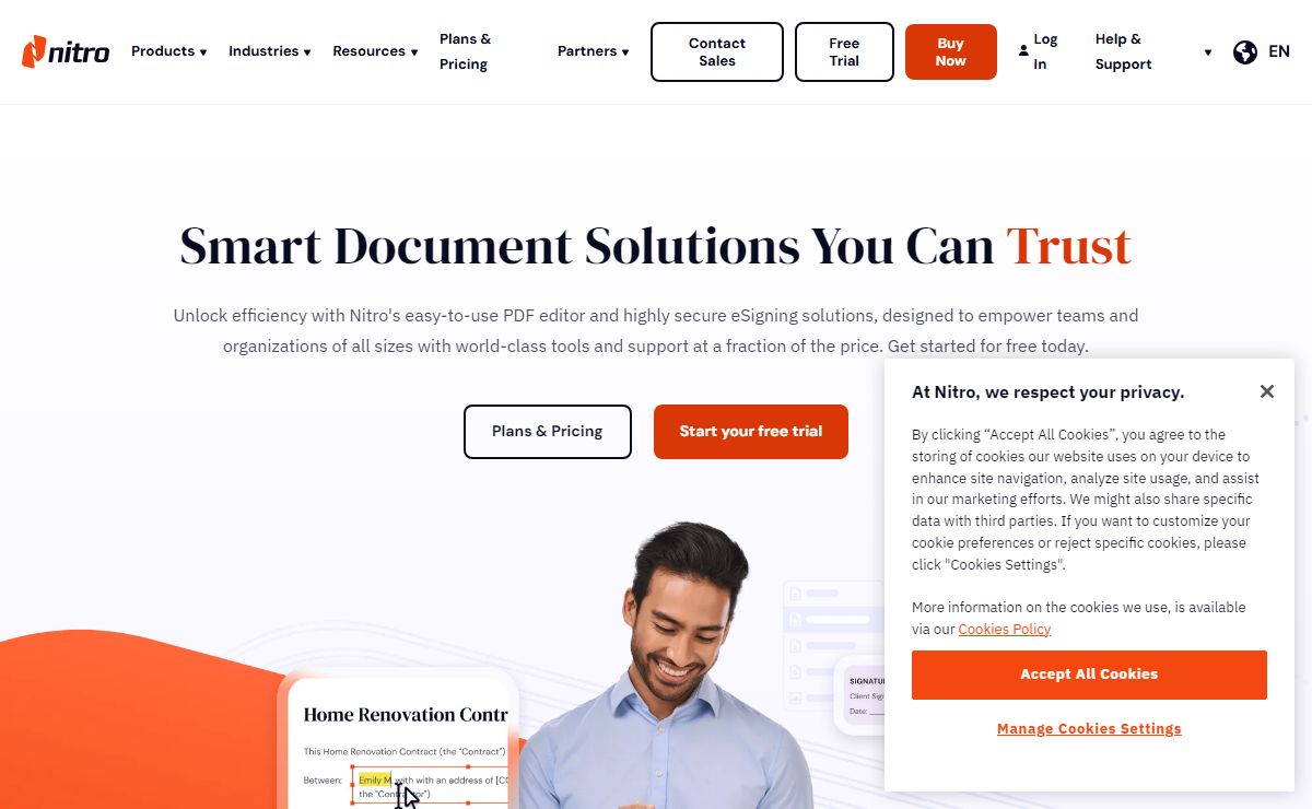 PDF & eSign Software | Smart Document Solutions | Nitro Software