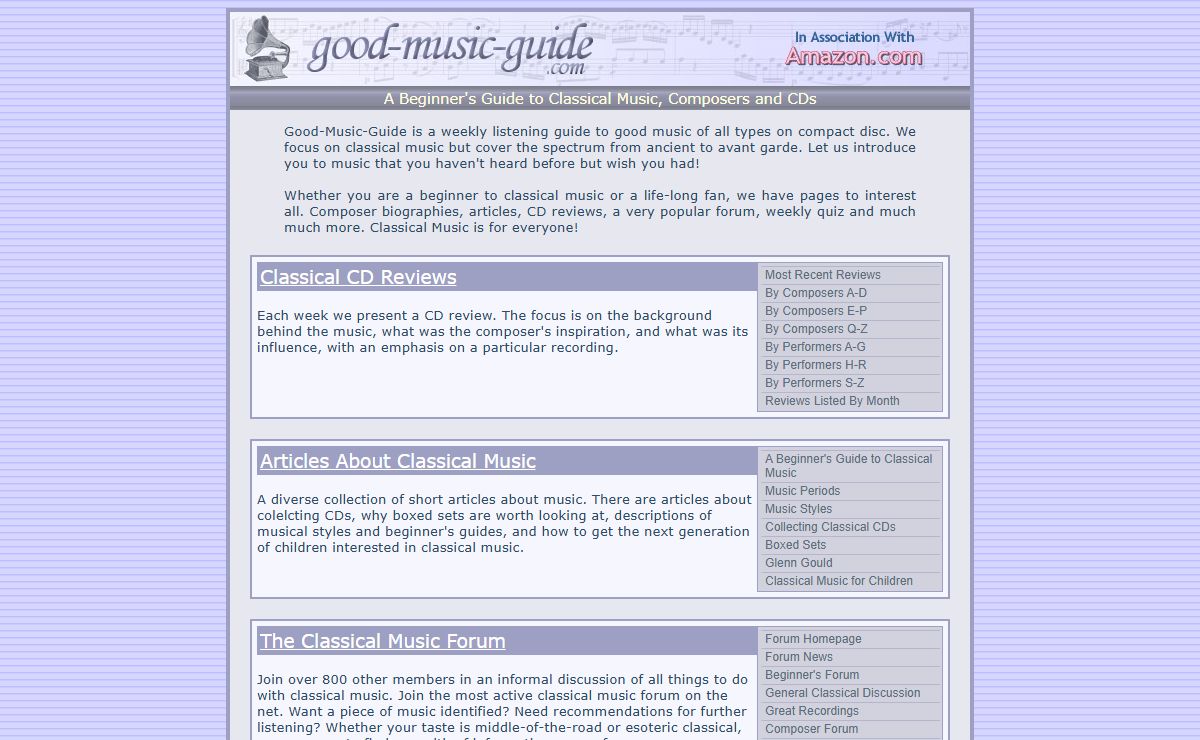 Good-Music-Guide.com - A beginner's guide to classical music.