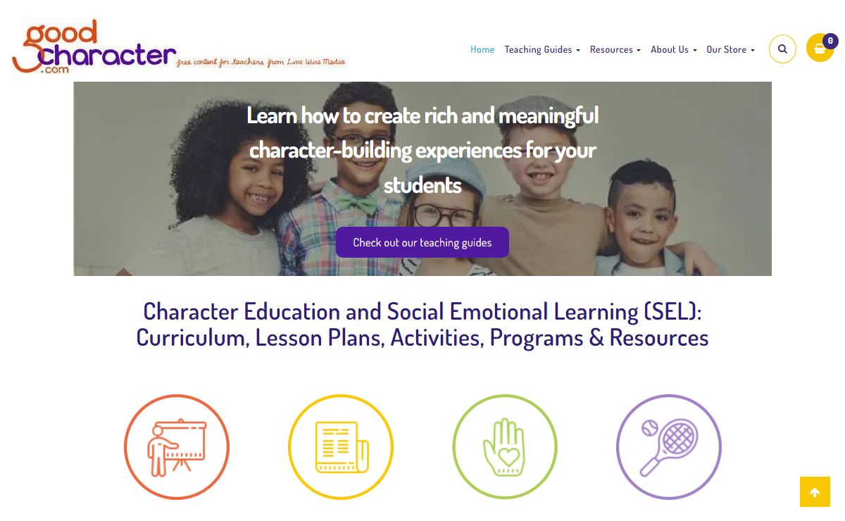 Character Education & Social Emotional (SEL) Learning Resources
