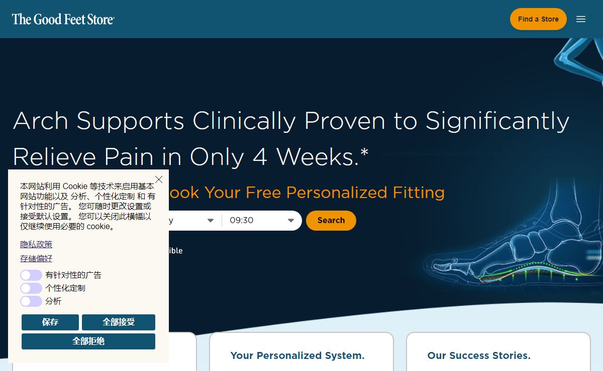Clinically Proven Arch Support Inserts | The Good Feet Store