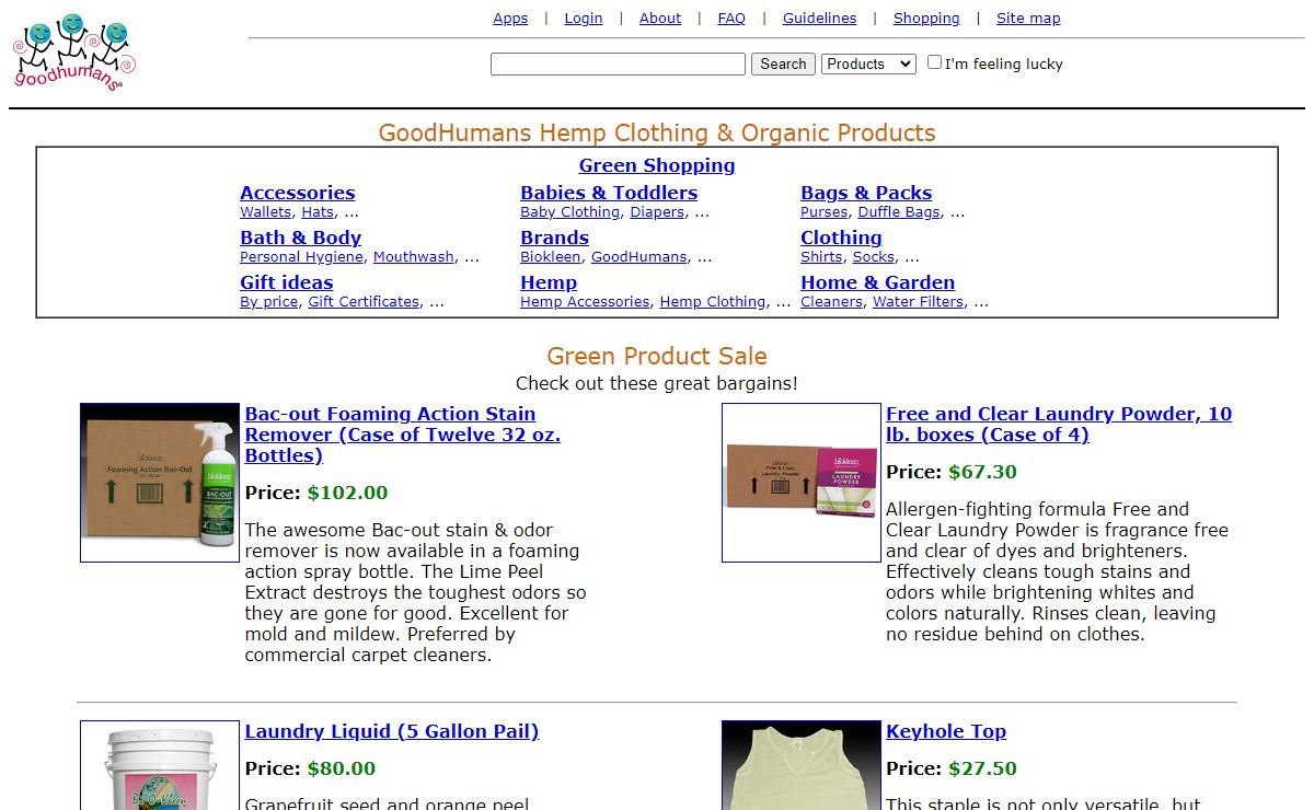 GoodHumans Hemp Clothing & Organic Products