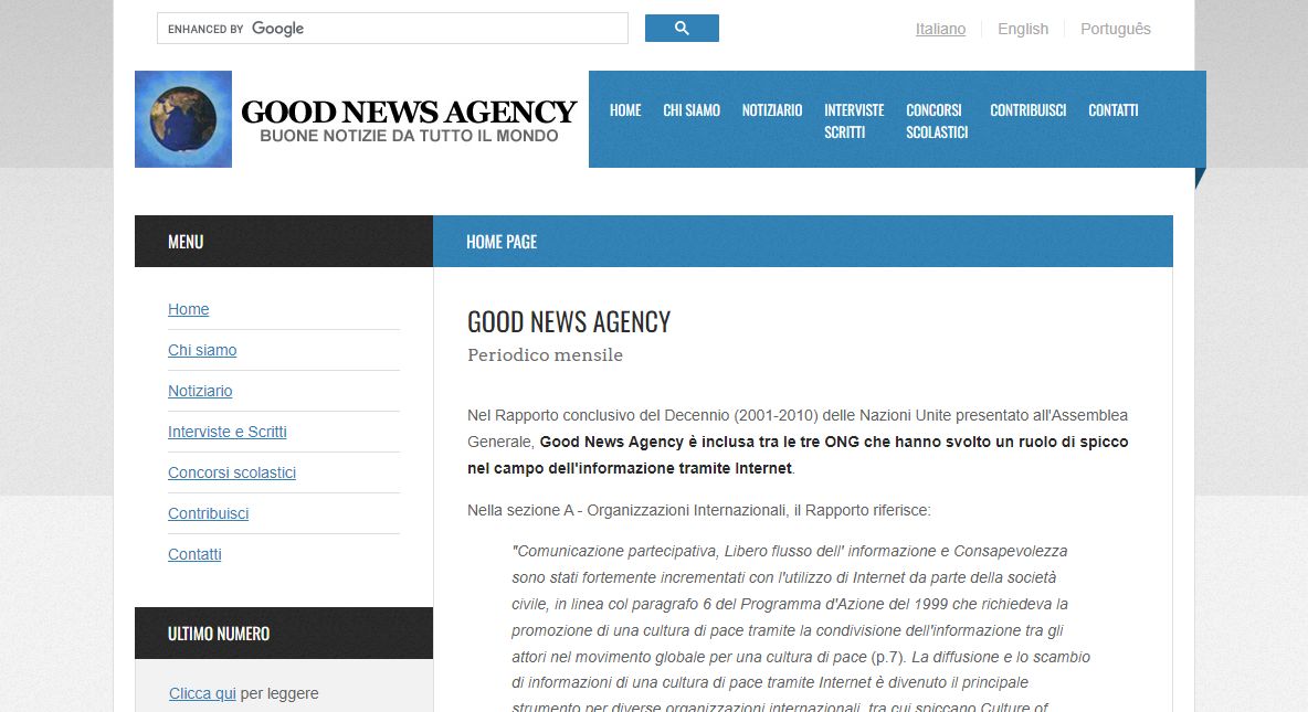 Good News Agency - Home Page