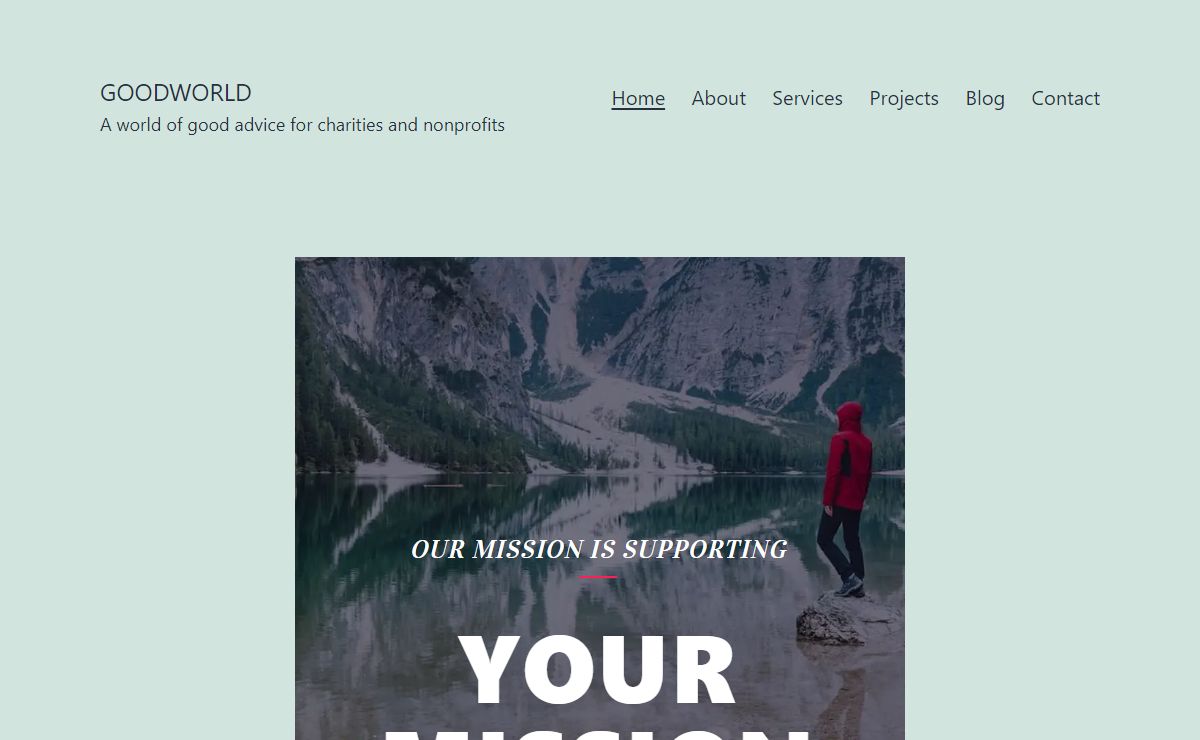 Goodworld – A world of good advice for charities and nonprofits