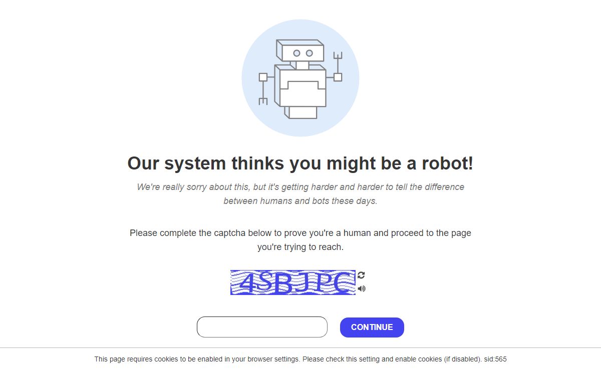Robot Challenge Screen