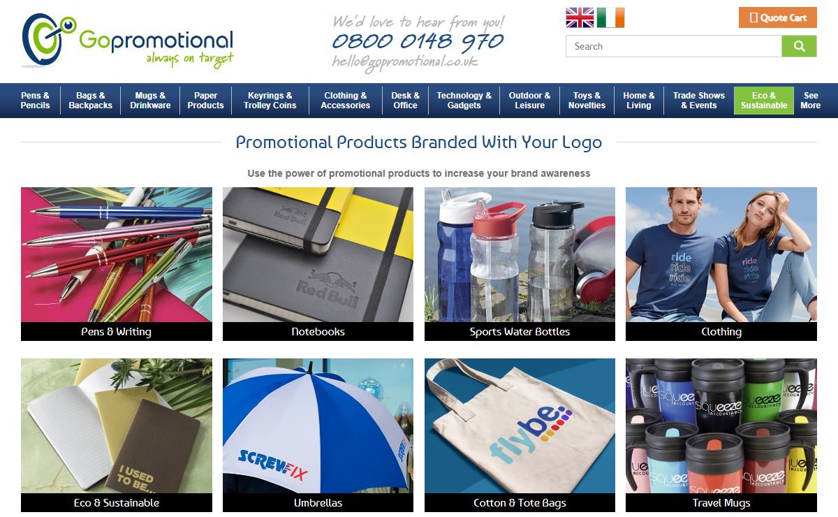 Promotional Products & Branded Merchandise Items With Your Logo