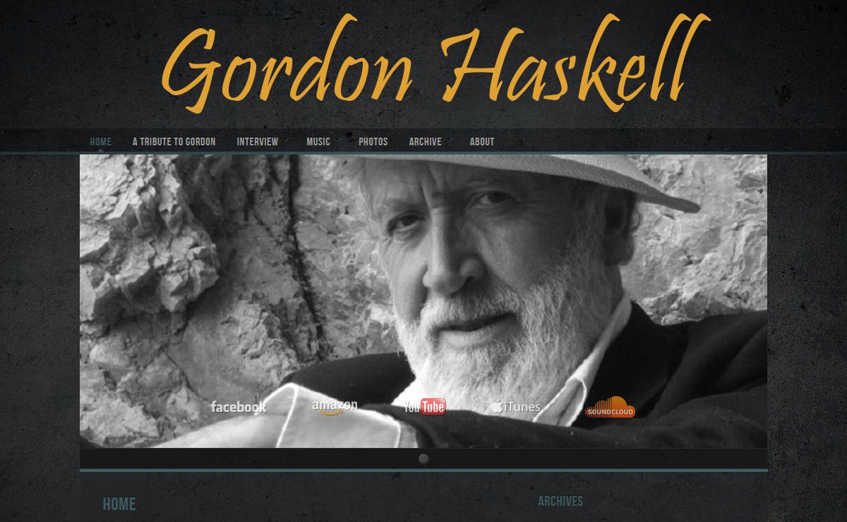 Home - Gordon Haskell Gordon Haskell