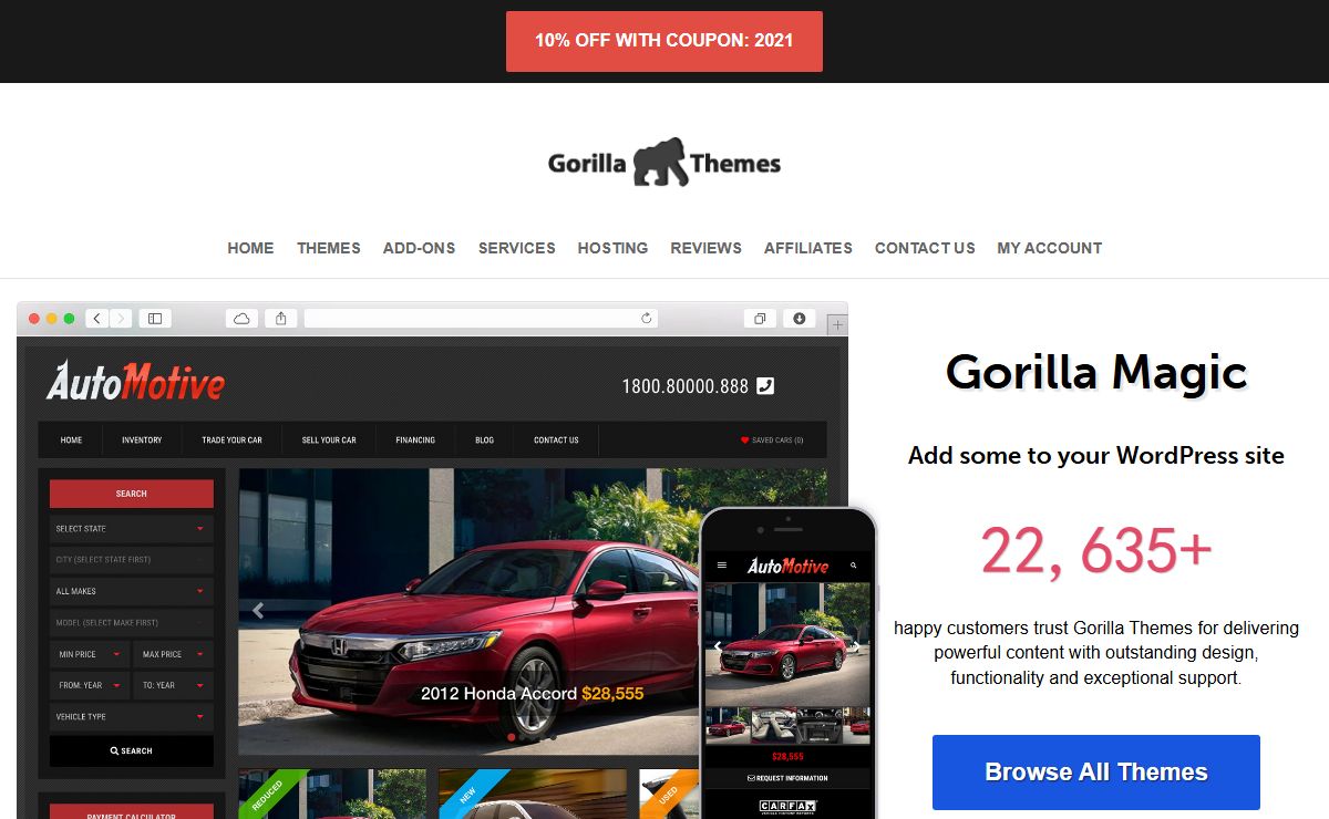 WordPress Themes & Website Templates by Gorilla Themes