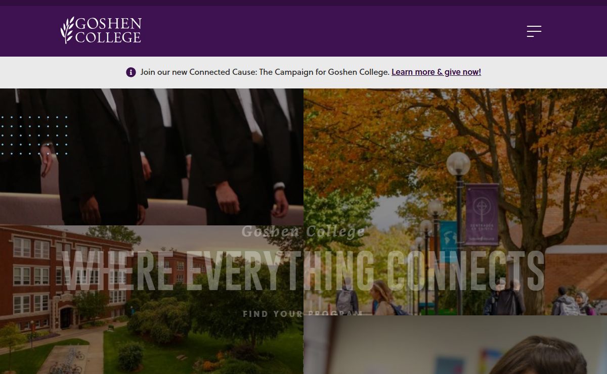 Goshen College - Homepage | Goshen College