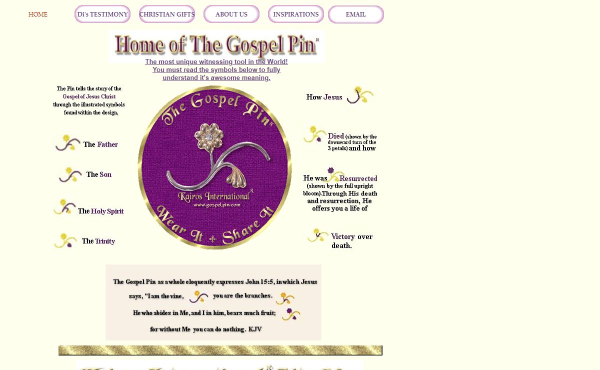 Home of the Gospel Pin