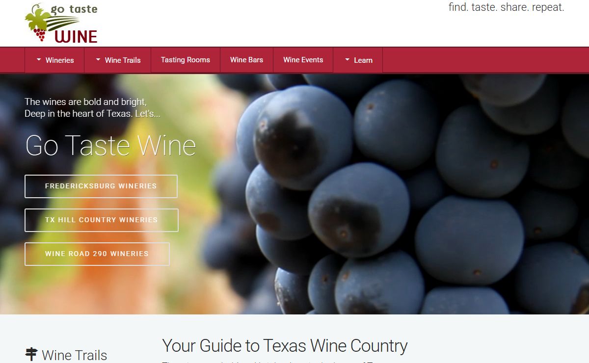 2025 Guide to Texas Wine Country: 600+ Wineries, Wine Trails, Tasting Rooms, Wine Bars, Events