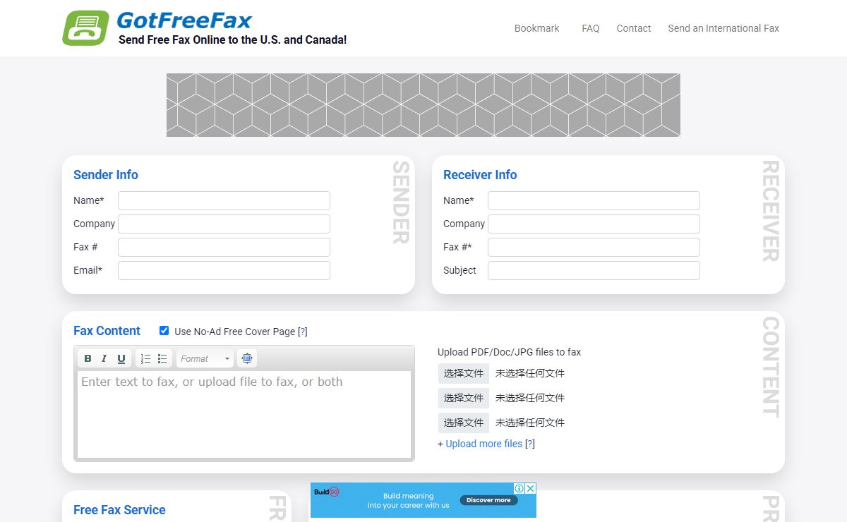 Free Fax • Online Fax Service