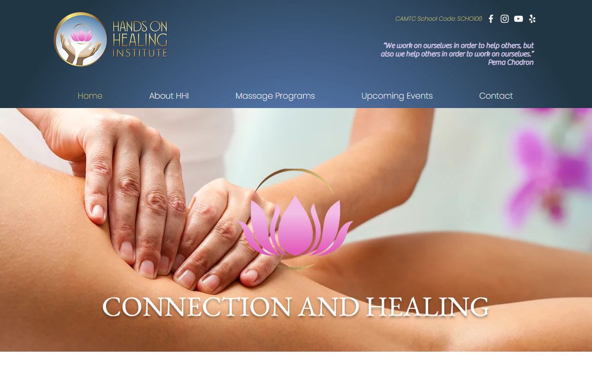 Home | Hands on Healing Institute | Education | Massage Therapy | Los Angeles